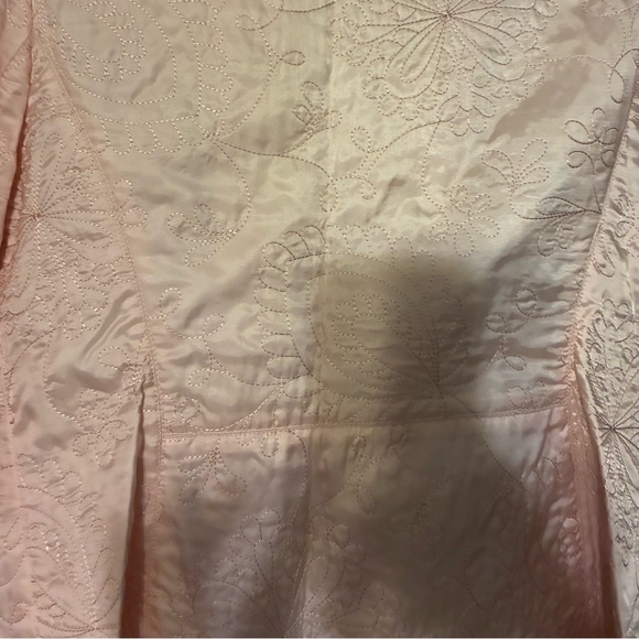 Ruby Rd. Light Pink Quilted Bomber Jacket - Picture 4 of 6